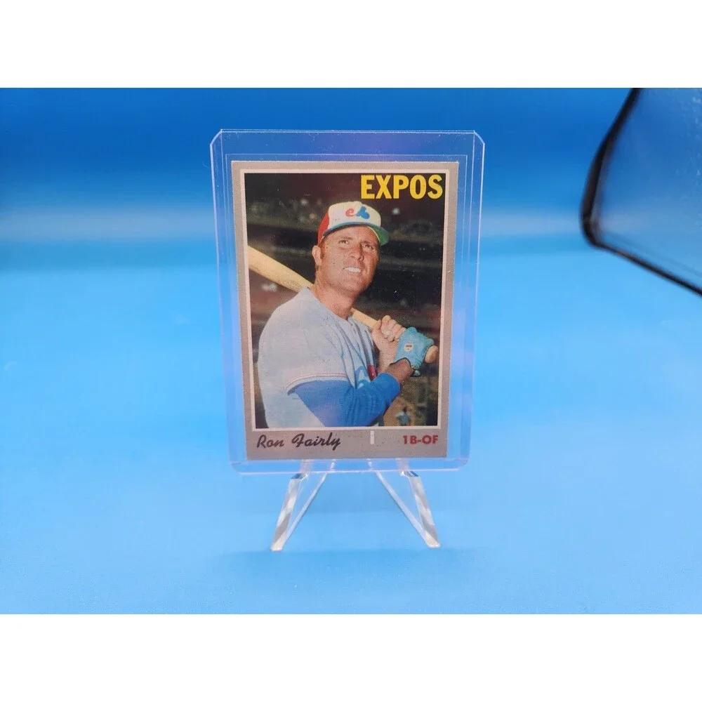 Vintage 1970 Topps #690 Ron Fairly Montreal Expos Baseball Trading Card Ex/NM